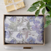 Waterverf Lavendel Bloemen Tissuepapier (Geschenk)
