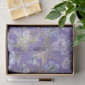 Waterverf Lavendel Bloemen Tissuepapier (Geschenk)