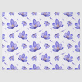 Waterverf Lavendel Bloemen Tissuepapier (Voorkant)