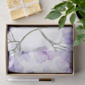 Waterverf Lavendel Bloemen Tissuepapier (Geschenk)