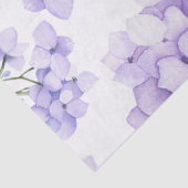 Waterverf Lavendel Bloemen Tissuepapier (Detail)