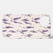 Waterverf lavendel en stippen ontwerp Case-Mate iPhone case (Achterkant (horizontaal))