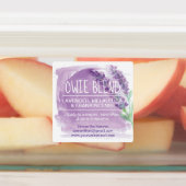 Waterverf Lavendel etherische oliën rolfles Labels (Aangebracht)