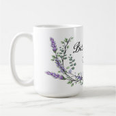 Waterverf Lavendel Eucalyptus beste moeder ooit Koffiemok (Links)