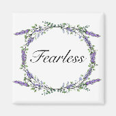 Waterverf lavendel eucalyptus bohobotanical magneet (Voorkant)