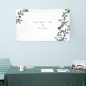 Waterverf Lavendel Eucalyptus Trouwnamen Spandoek (Beurs)