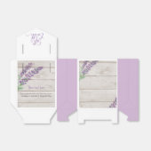 Waterverf Lavendel & Hout Etherische Oliën Klasse Bedankdoosjes (Uitgevouwen)