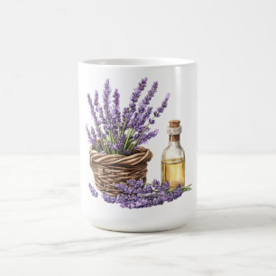 Waterverf Lavendel Mand Koffiemok