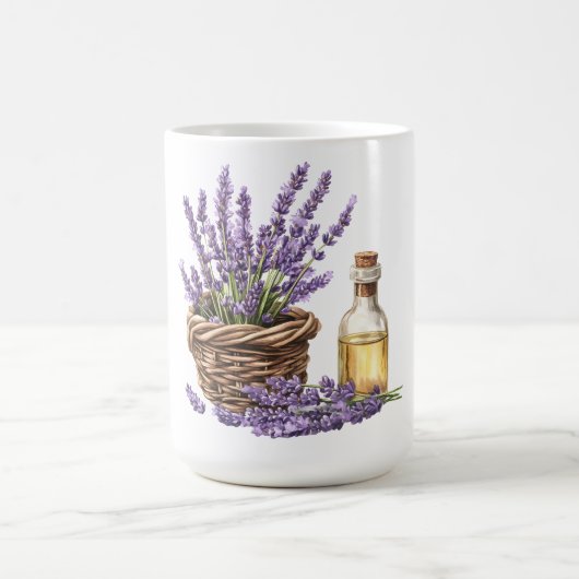 Waterverf Lavendel Mand Koffiemok (Center)