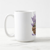 Waterverf Lavendel Mand Koffiemok (Links)