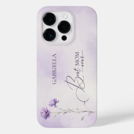 Waterverf Lavendel Meadow Wildflower Beste Mam Case-Mate iPhone 14 Pro Hoesje