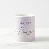 Waterverf Lavendel Meadow Wildflower Beste Mam Koffiemok (Center)