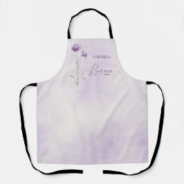 Waterverf Lavendel Meadow Wildflower Beste Mam Schort