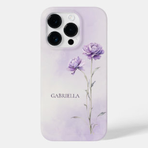 Waterverf Lavendel Meadow Wildflower Moederdag Case-Mate iPhone 14 Pro Hoesje