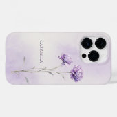 Waterverf Lavendel Meadow Wildflower Moederdag Case-Mate iPhone Case (Achterkant (horizontaal))