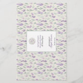 💜 Waterverf Lavendel Moderne zeepfolie (Voorkant)