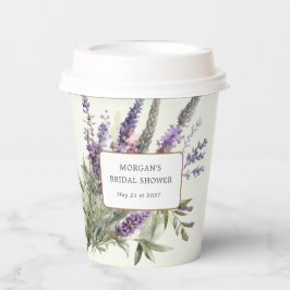 Waterverf Lavendel Regal Vrijgezellenfeest Papieren Bekers