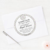 Waterverf Lavendel Scrub/Body Butter Label (Envelop)