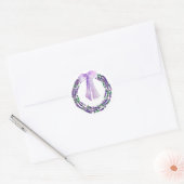 Waterverf lavendel sticker (Envelop)