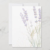 Waterverf Lavendel Sympathie Kaart voor Moederdag (Achterkant)