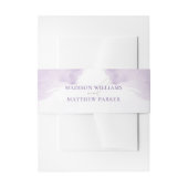 Waterverf Lavendel Tuin Bruiloft Uitnodigingen Wikkel (Voorkant Voorbeeld)