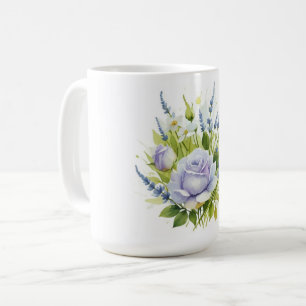 Waterverf Lavendel Wildflower Koffiemok