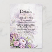 Waterverf Lavendelpioen Informatiekaartje (Voorkant)