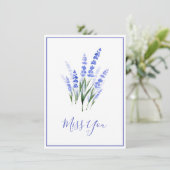 Waterverf Lavender Bouquet (Staand voorkant)