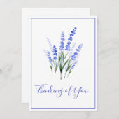 Waterverf Lavender Bouquet (Voorkant / Achterkant)