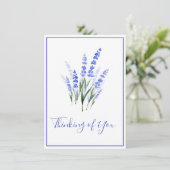 Waterverf Lavender Bouquet (Staand voorkant)