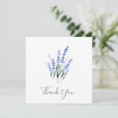 Waterverf Lavender Bouquet Bedankkaart (Staand voorkant)