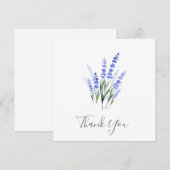 Waterverf Lavender Bouquet Bedankkaart (Voorkant / Achterkant)