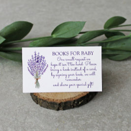 Waterverf Lavender Bouquet Book Request Informatiekaartje