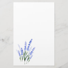 Waterverf Lavender Bouquet Briefpapier