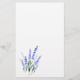Waterverf Lavender Bouquet Briefpapier