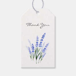 Waterverf Lavender Bouquet Cadeaulabel
