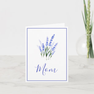 Waterverf Lavender Bouquet Kaart