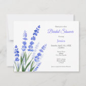 Waterverf Lavender Bouquet Kaart (Voorkant)