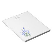 Waterverf Lavender Bouquet Notitieblok (Schuin)
