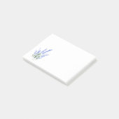 Waterverf Lavender Bouquet Post-it® Notes (Schuin)