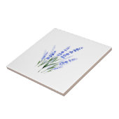 Waterverf Lavender Bouquet Tegeltje (Zijkant)