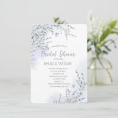 Waterverf Lavender Bridal Shower Kaart