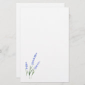 Waterverf Lavender Briefpapier (Voorkant / Achterkant)