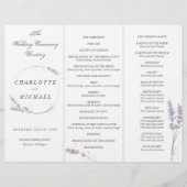 Waterverf lavender bruiloft (Voorkant)