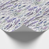 Waterverf Lavender Cadeaupapier (Hoek)