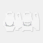 Waterverf lavender en Eucalyptus  Bedankdoosjes (Uitgevouwen)