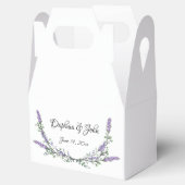 Waterverf lavender en Eucalyptus  Bedankdoosjes (Geopend)