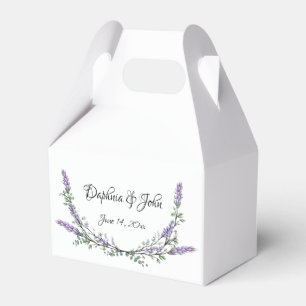 Waterverf lavender en Eucalyptus Bedankdoosjes