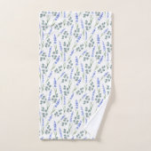 Waterverf lavender en Eucalyptus Patroon Bad Handdoek (Handdoek)