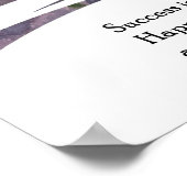 Waterverf lavender Field Quote Wall Art Print (Hoek)